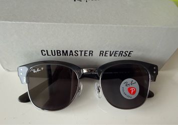 New RayBan CLUBMASTER reverse sunglasses