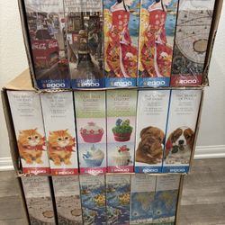 17 -2000 Pc Puzzle bundle 
