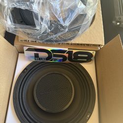 DS18 PRO-HY6.4MSL 6.5" Shallow Hybrid Mid-Range Car Audio Loudspeaker with Built-in Driver and Grill Included 300W Max 150W RMS 4 Ohms