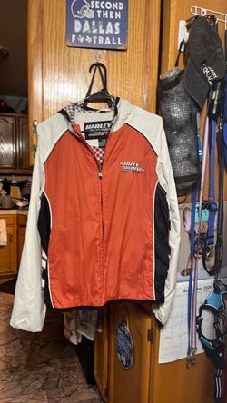 Harley Davidson Screaming Eagle Racing Windbreaker Jacket sz L