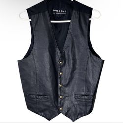 Vintage Wilson’ Leather Vest Size S 