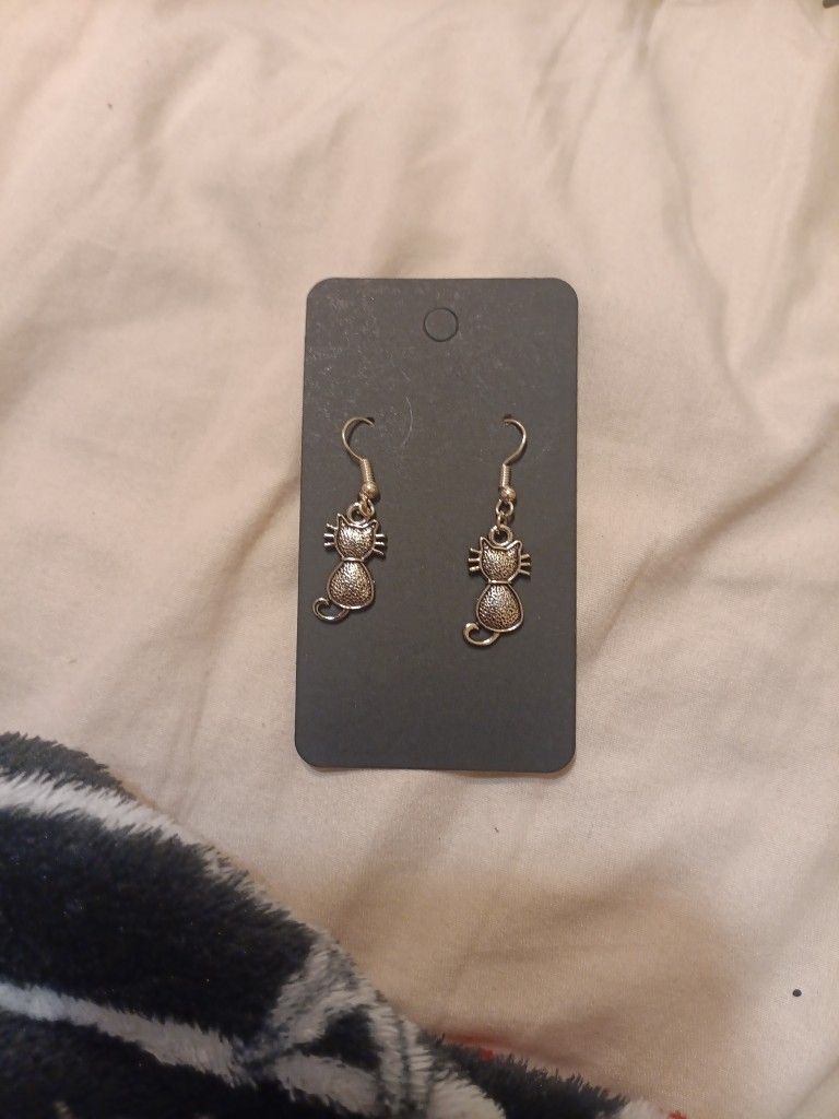 Cat Earrings