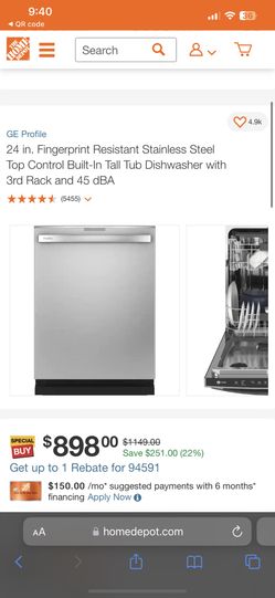Brand New Dishwasher And Oven