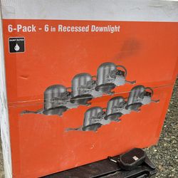 6-pack- 6 in Reccesed Downlight