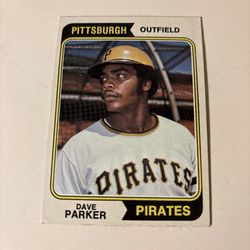 1974  Dave Parker Pittsburgh Pirates Rookie Topps Baseball Card # 252