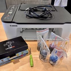 Canon Pixma TS3522 Wireless All-in-One Printer + Refill Ink Kit
