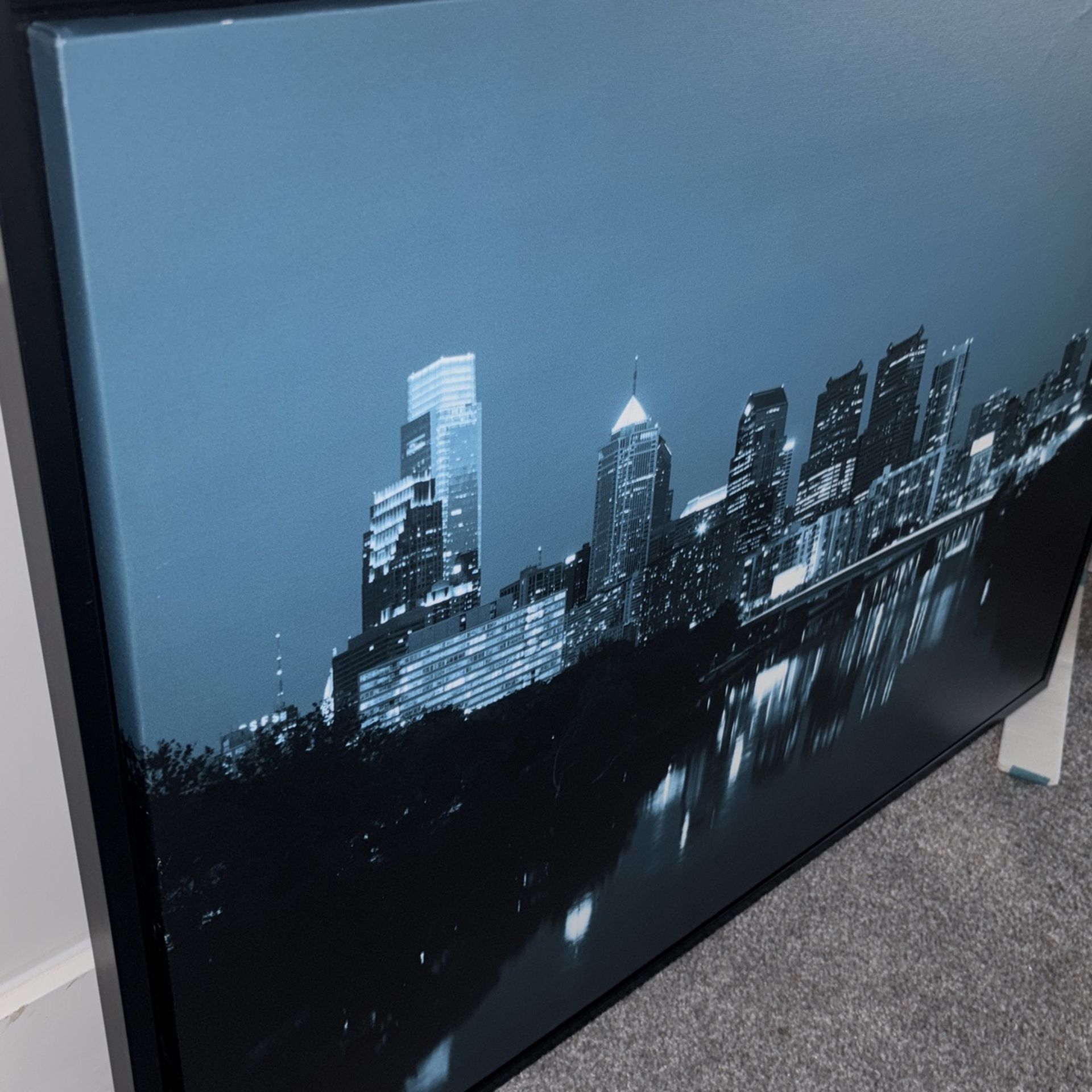 PHILLY CANVAS PRINT with FLOATING FRAME