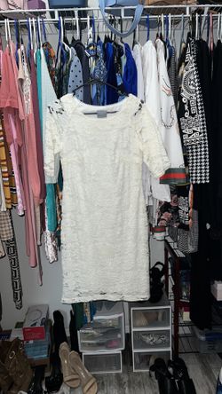 Off White Lace Dress