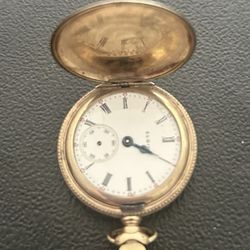 Antique Elgin gold filled pocket watch