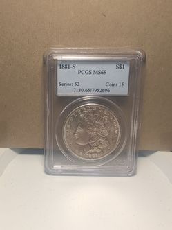 Graded high value coins