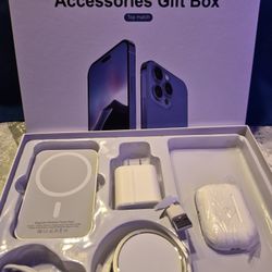 6 in 1 WIRELESS POWER BANK CHARGING SET