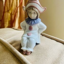 Lladro Little harlequin Santa’s Workshop Collection 