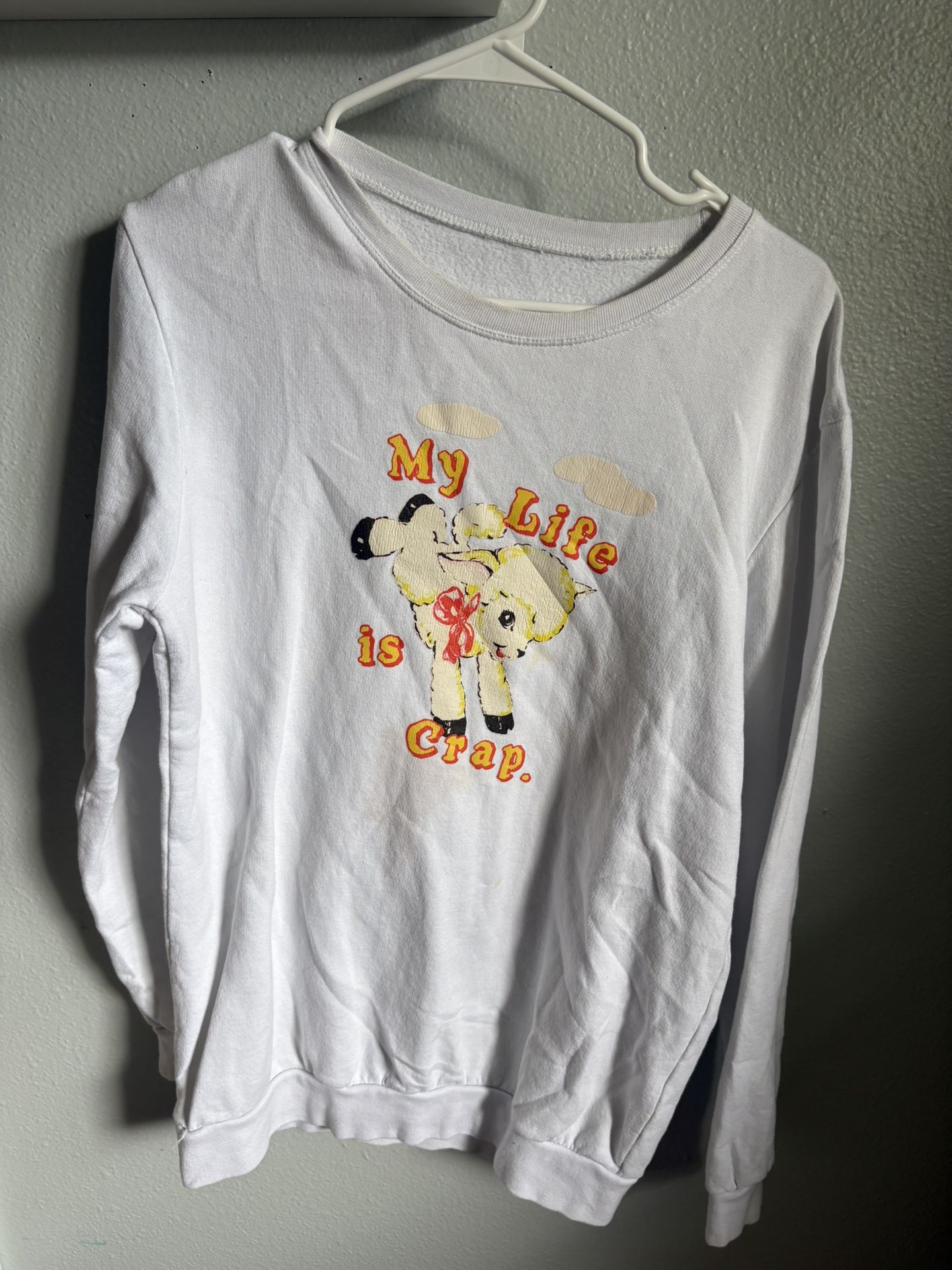 “My Life Is Crap” Crewneck Sweatshirt