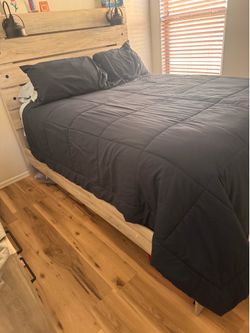 Queen size headboard/sides and highboy dresser