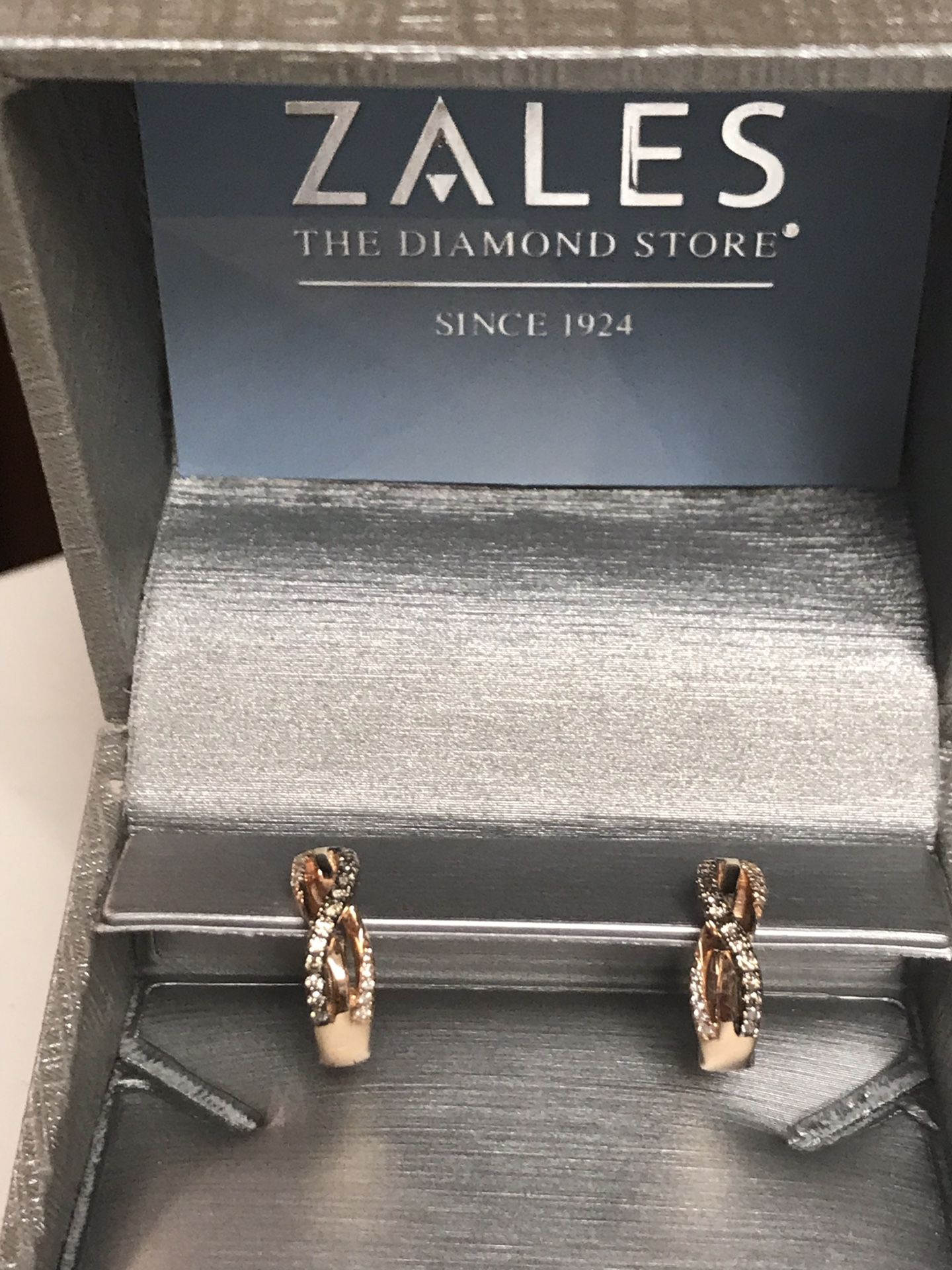 Earrings, LeVian Chocolate Diamond 14k Rose Gold