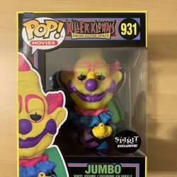 Blacklight Jumbo Funko Pop Figure - Killer Klowns From Outer Space