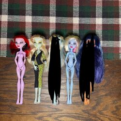 Monster High Doll Lot of 3: Operetta, Frankie G1, Abbey