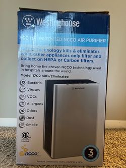 Brand NEW Westinghouse 1702 HEPA Air Purifier - Medical Grade NCCO