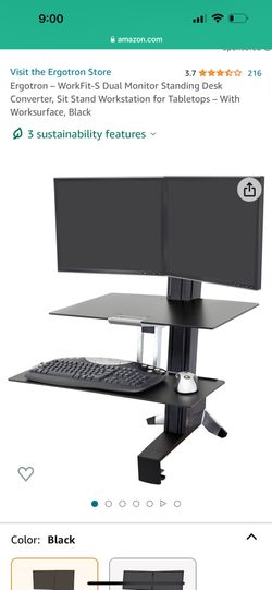 Ergotron Workfit Sit And Stand