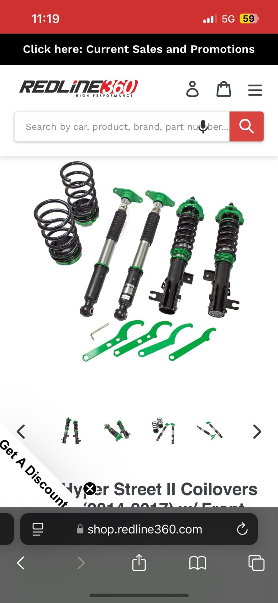 2014-17 Mazda6 Rev9 Coilovers