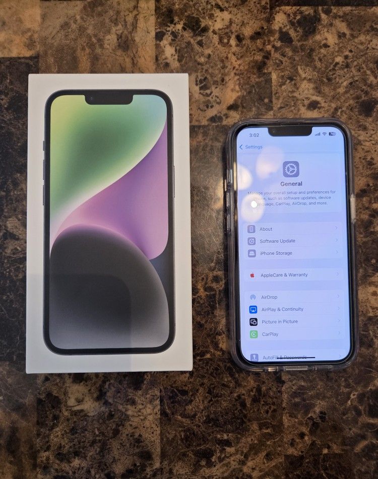 Tmobile IPhone 14 128 Gb With Box Esim