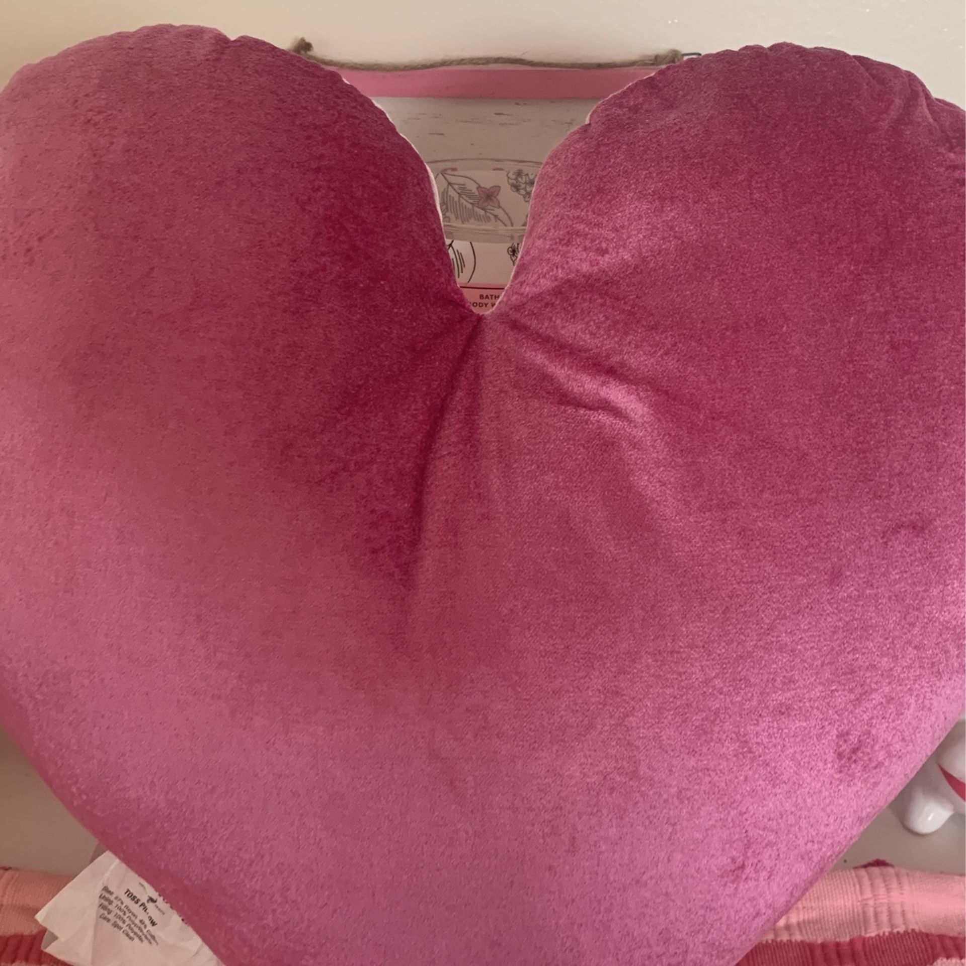 Opalhouse Heart Shape Throw Pillow In Color Pink