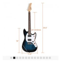 Dark Blue Glarry electric guitar brand new comes with gigbag