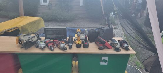 Mixed Lot of Used Power Tools