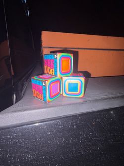 Cool Nee Doh Stress Cube Toys – Set of 3