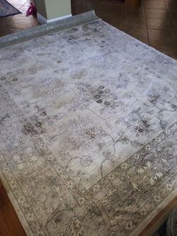 Bellagio 10'×7.5' Ivory Gray Floral Area Rug