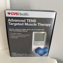 Brand New Advanced Targeted Muscle Therapy Pain Relief W/4 Electrod Pads