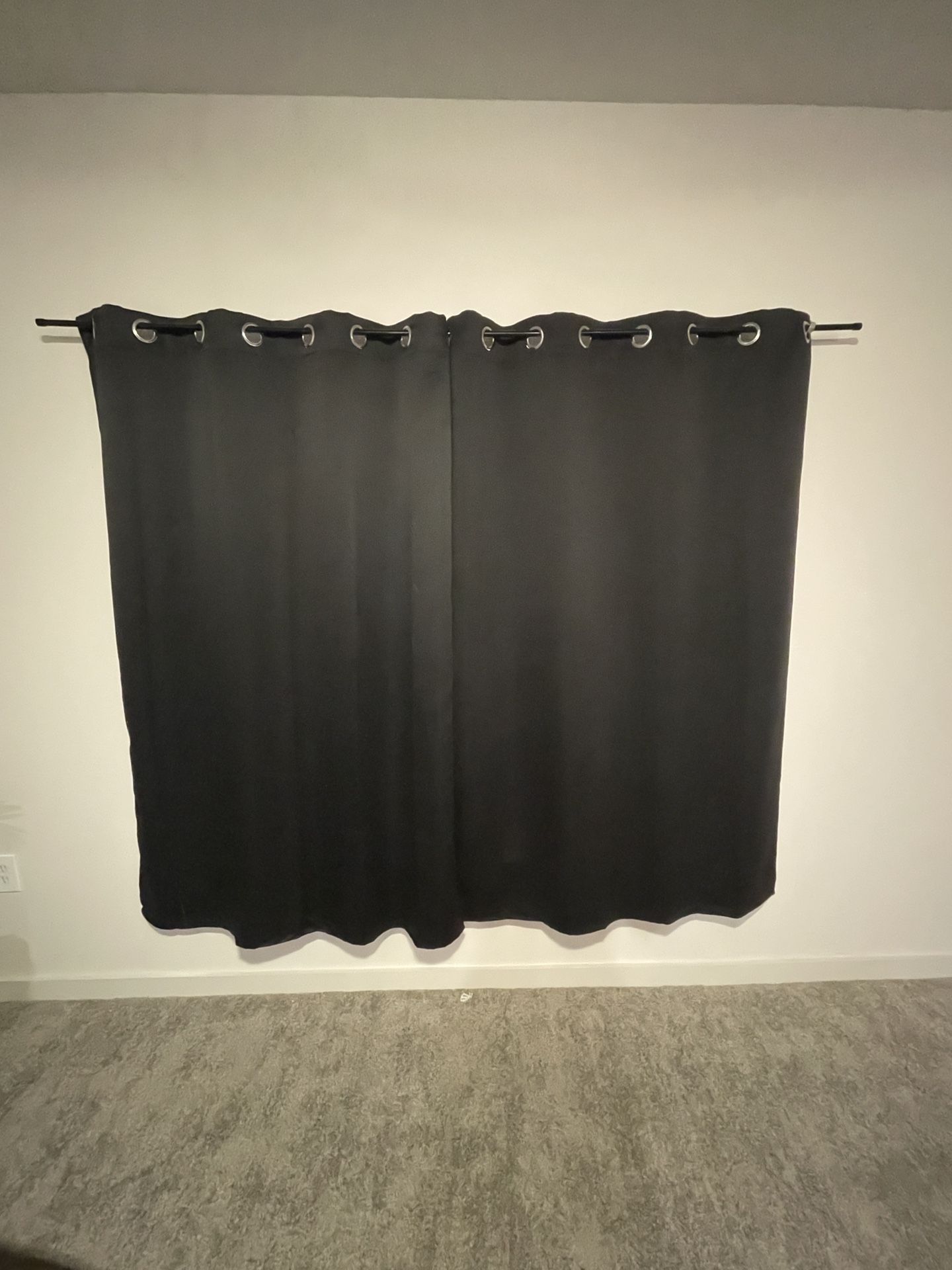 Curtains And Rod