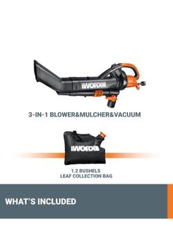 Electric Blower/mulcher/vacuum