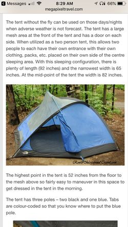 North Face Talus 33 3 person tent- brand new with manual for Sale