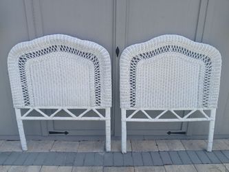 Twin Wicker Headboards