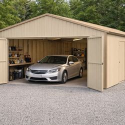 Metal Garage Shed 14 x 20 Ft