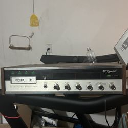 The Chippendale Unisonic MX-8888 Stereo Receiver AM FM 8 Track Phono Input