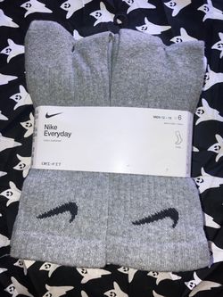 Nike Everyday Cotton Cushioned Crew Socks 6-Pack