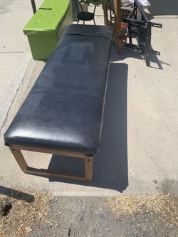 Leather Bench