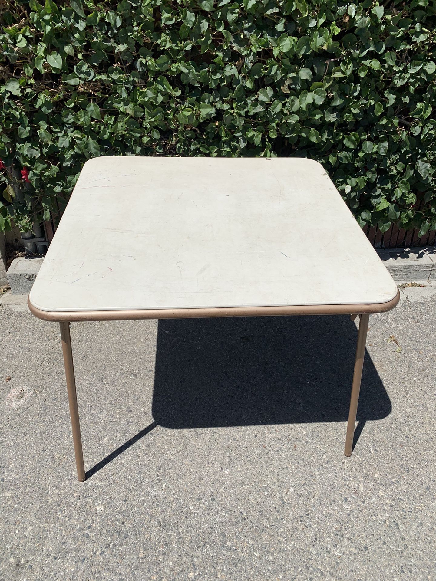 Vintage CARD TABLE Folding Table