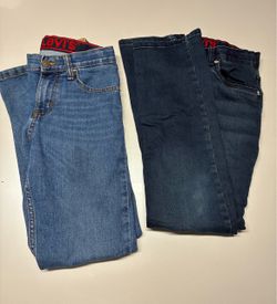 Levi's® 514™ Straight Fit Performance Jeans boys size 12 bundle of 2