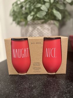 Rae Dunn Stainless Steel Wine Tumblers