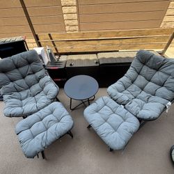 5 Piece Patio Outdoor lounging set
