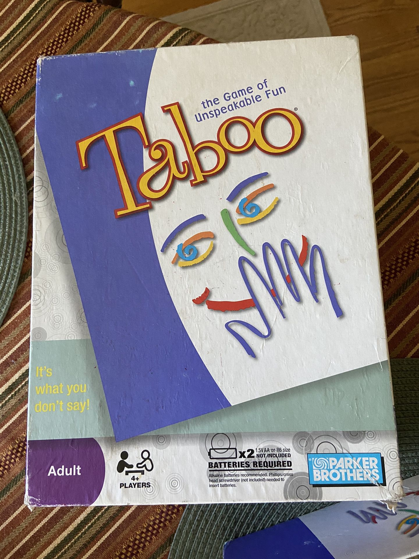 Taboo Board Game