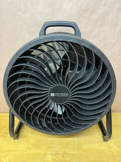 Utilitech 16-in High Velocity Indoor Floor Fan, in Black