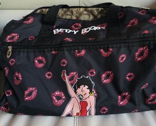 Betty Boop Vinyl Tote Gym Bag 