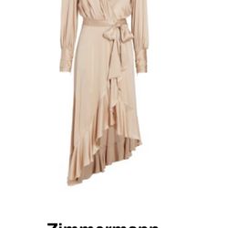 Brand New ZIMMERMAN Silk Wrap Dress
