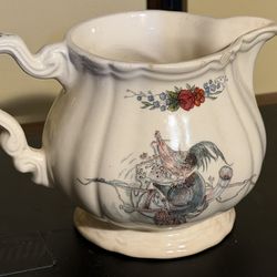 Vintage Sarreguemines Obernai Creamer or Milk Jug, 