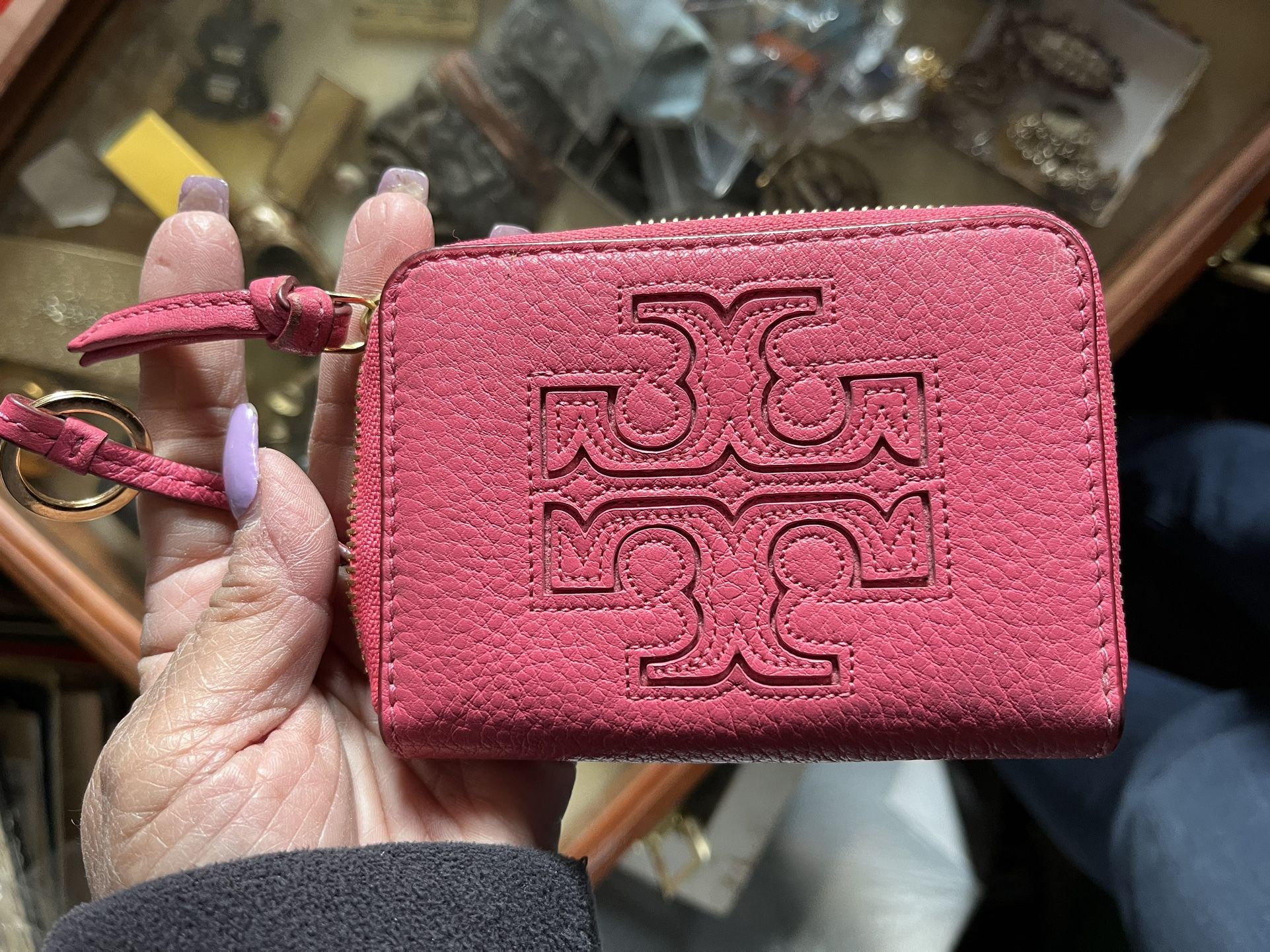 TORY BURCH WRISTLET PURSE 