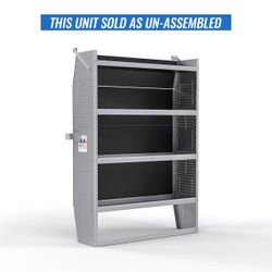 AA Products SH-6004 Steel Mid/ High Roof Van Shelving Storage System Fits Transit, NV, Promaster and Sprinter (SH-6004)